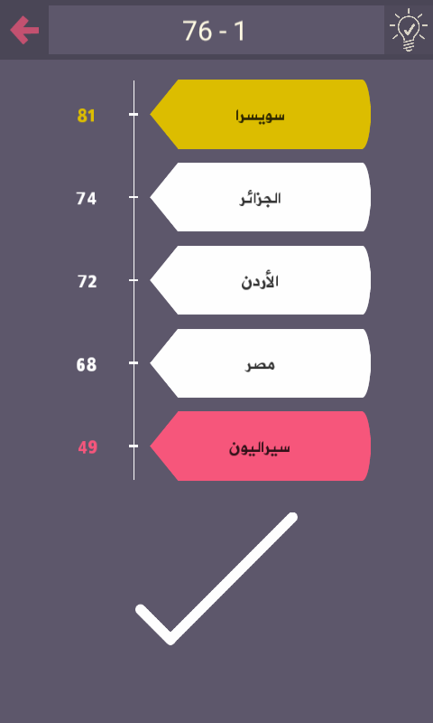 درب التحدي لغز رقم 74 75 76